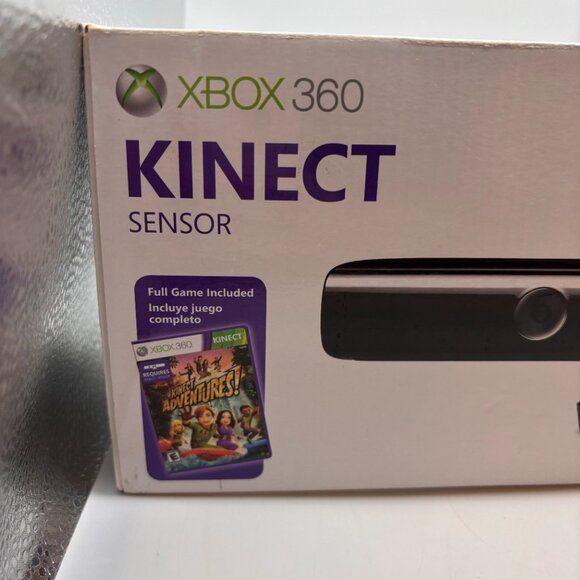 Xbox 360 Kinect Sensor Console Accessories Black Lightly Used in Box Untested - Picture 13 of 16